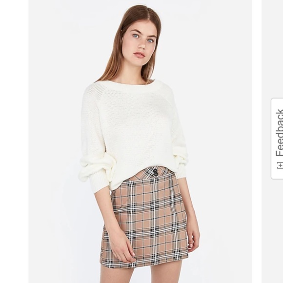 Plaid mini skirt from Express - Picture 1 of 10